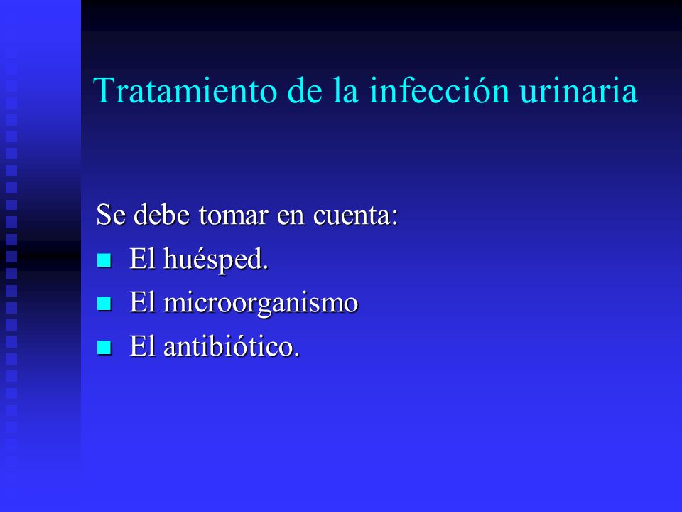 Tratamiento de la infección urinaria