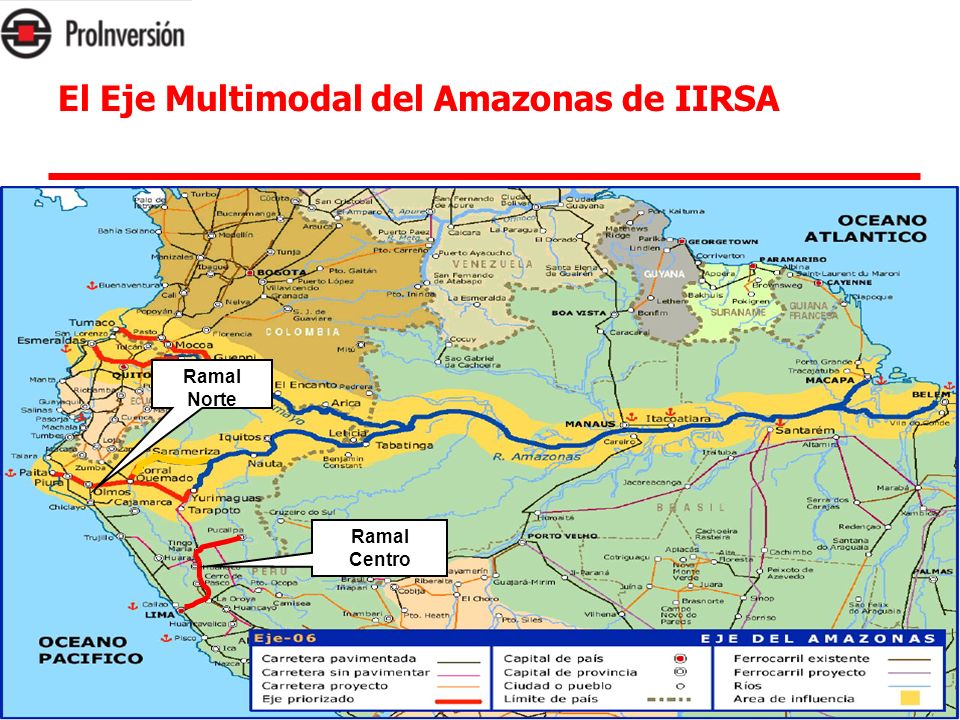 El Eje Multimodal del Amazonas de IIRSA