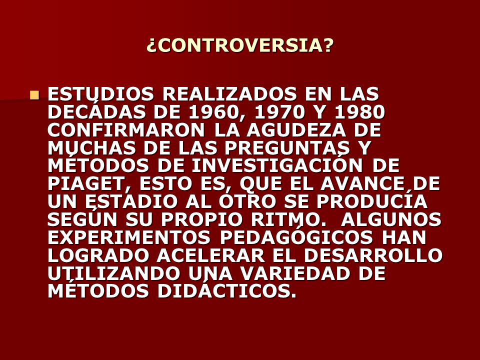 ¿CONTROVERSIA