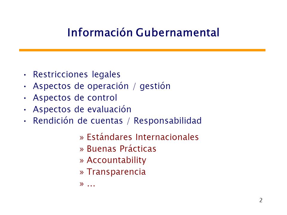 Información Gubernamental