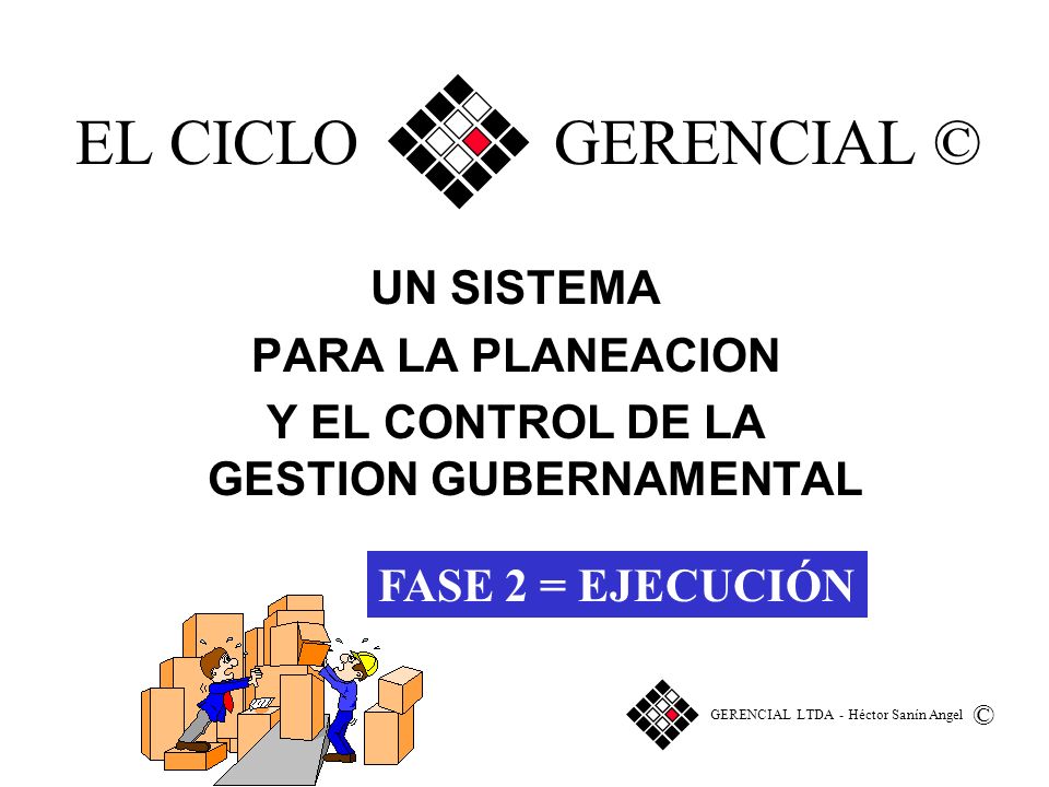 UN SISTEMA PARA LA PLANEACION Y EL CONTROL DE LA GESTION GUBERNAMENTAL