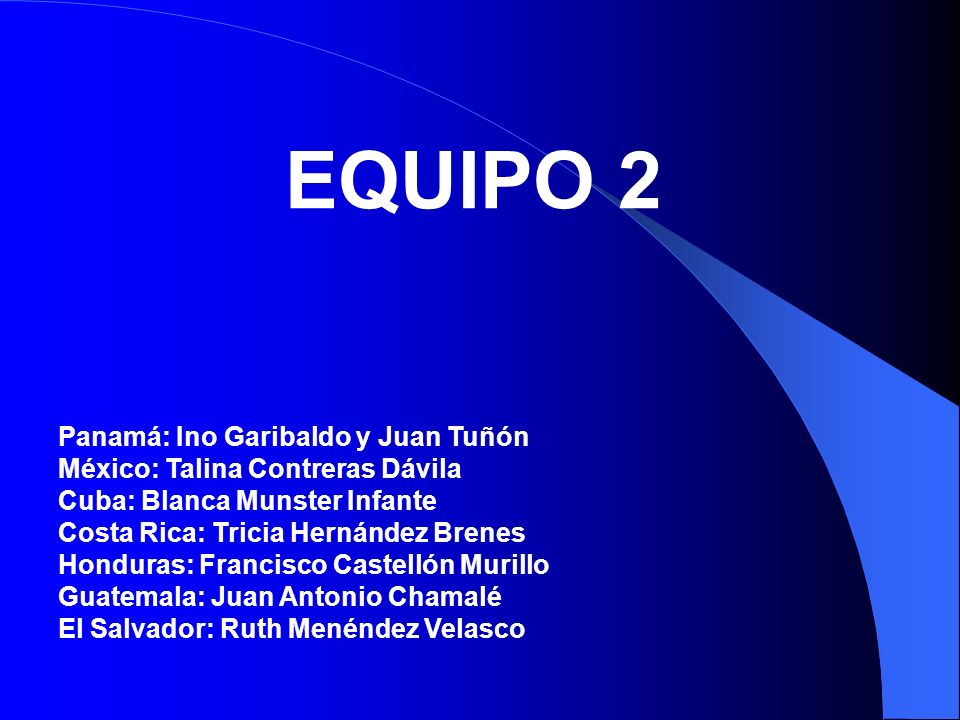 EQUIPO 2 Panamá: Ino Garibaldo y Juan Tuñón