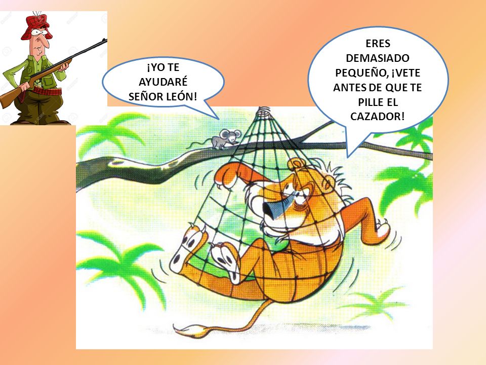 ERES DEMASIADO PEQUEÑO, ¡VETE ANTES DE QUE TE PILLE EL CAZADOR!