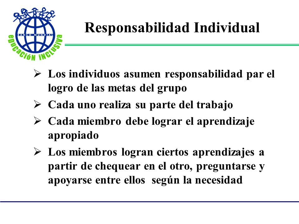 Responsabilidad Individual