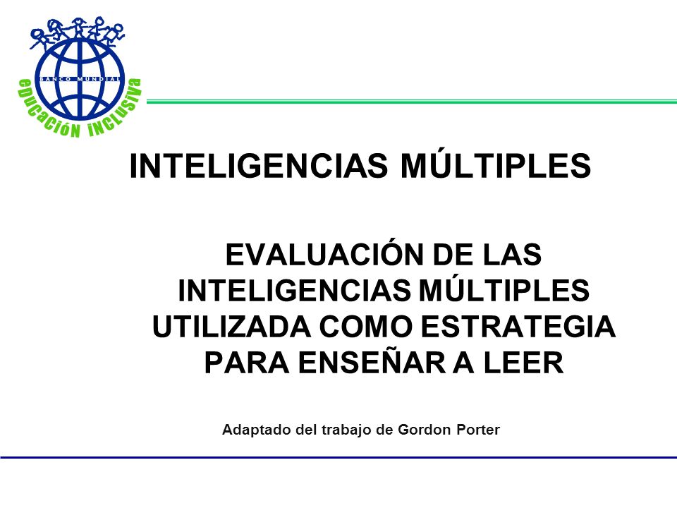 Adaptado del trabajo de Gordon Porter