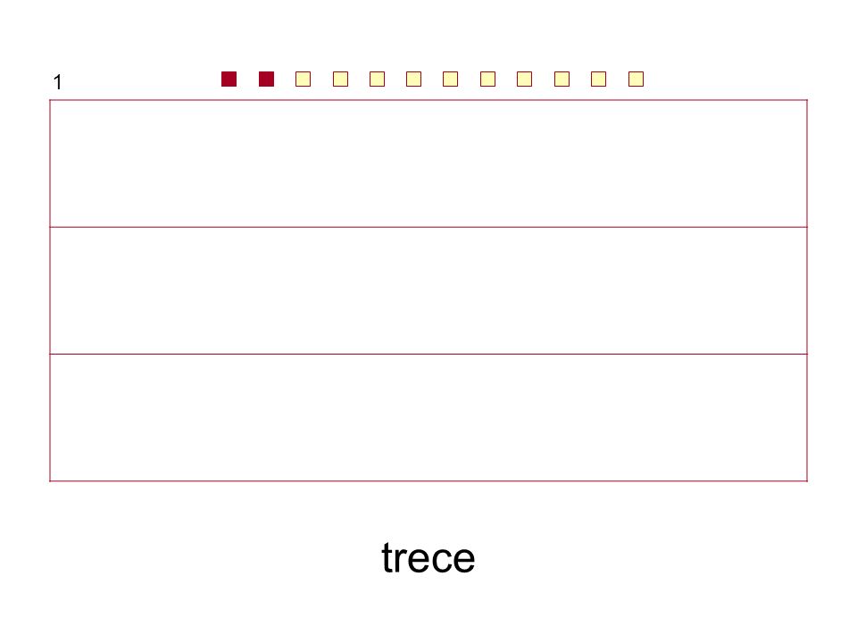 1 ocho, nueve … dos, tres … once, doce … trece