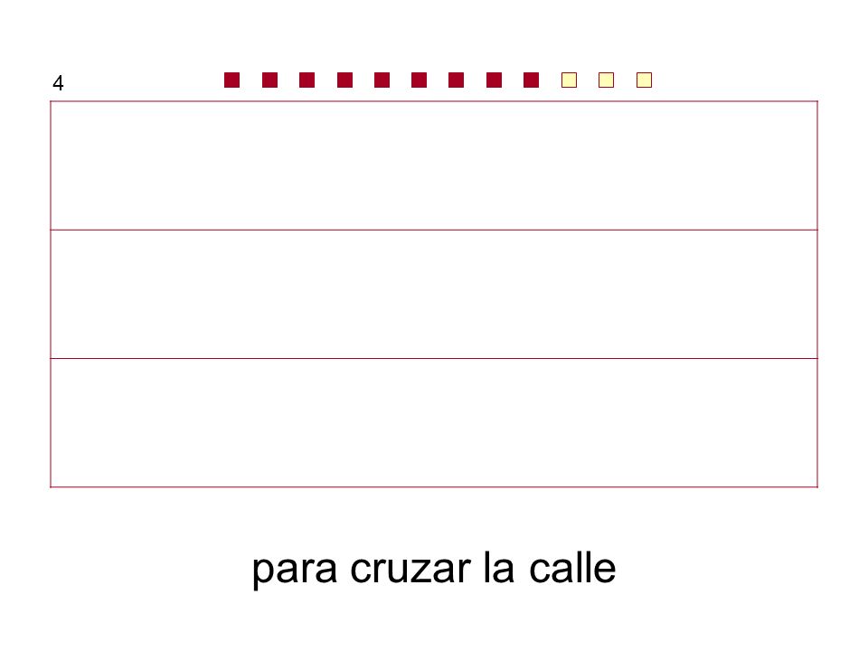 mañana entraremos a … he leído un … cógele de la mano …