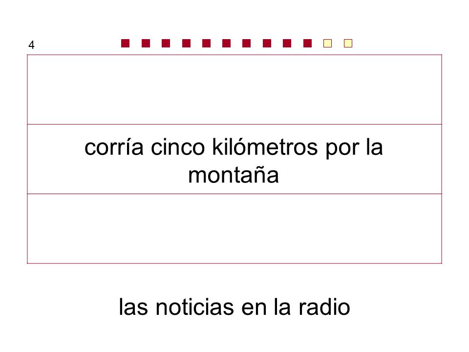 corría cinco kilómetros por la montaña