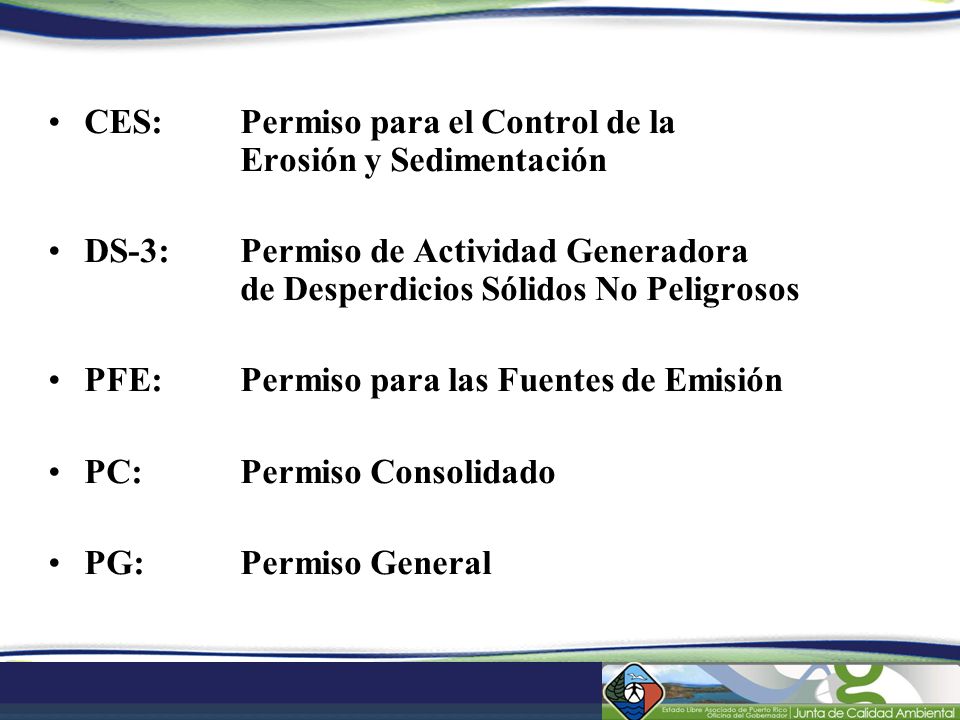 CES: Permiso para el Control de la Erosión y Sedimentación