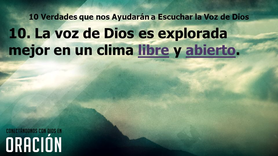 10 Verdades que nos Ayudarán a Escuchar la Voz de Dios