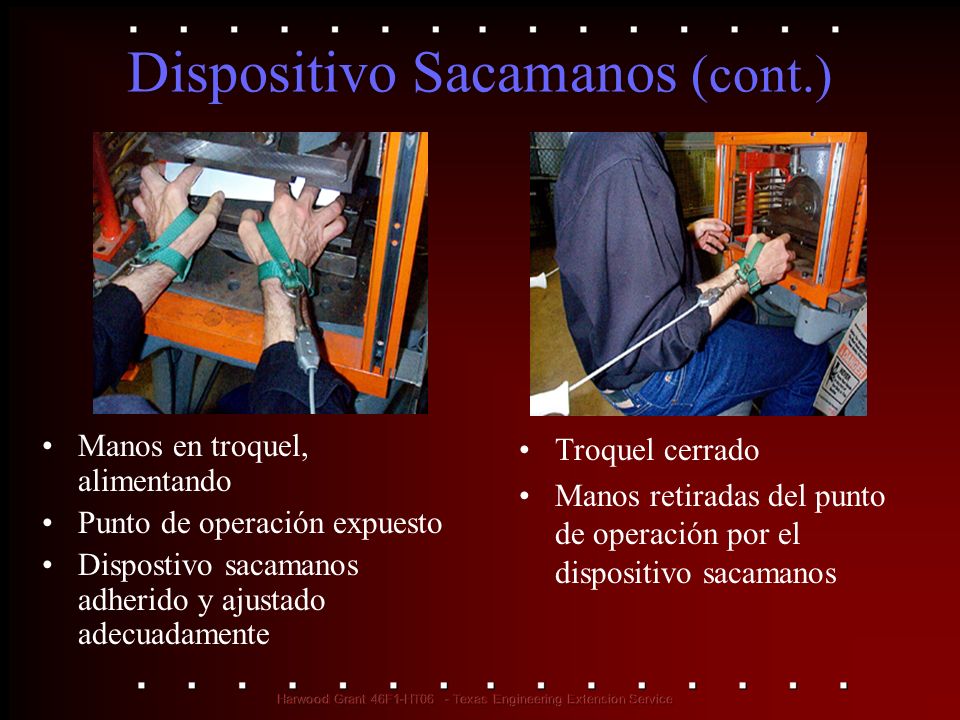 Dispositivo Sacamanos (cont.)