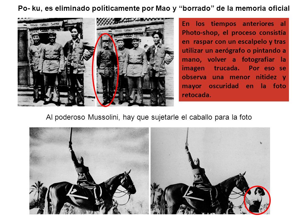 Po- ku, es eliminado políticamente por Mao y borrado de la memoria oficial