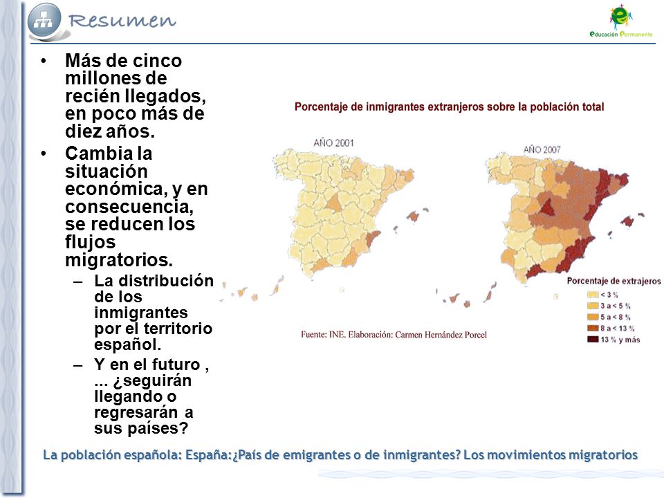 Más de cinco millones de recién llegados, en poco más de diez años.
