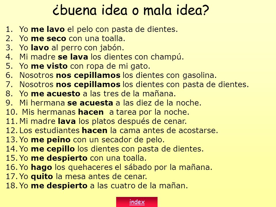 ¿buena idea o mala idea Yo me lavo el pelo con pasta de dientes.