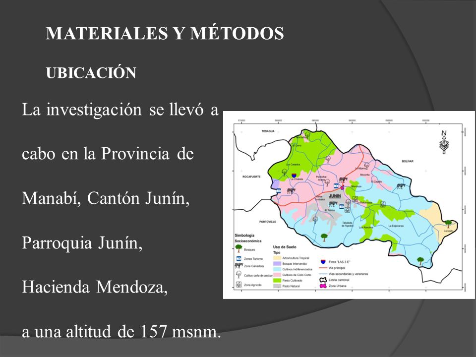 La investigación se llevó a cabo en la Provincia de