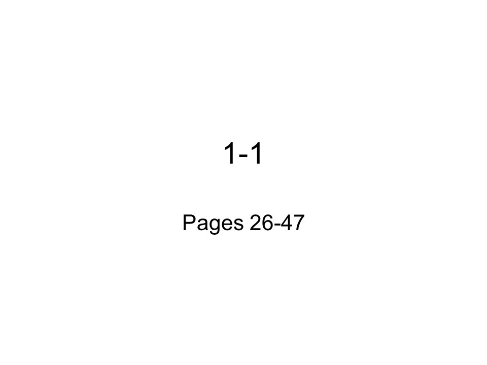 1-1 Pages 26-47