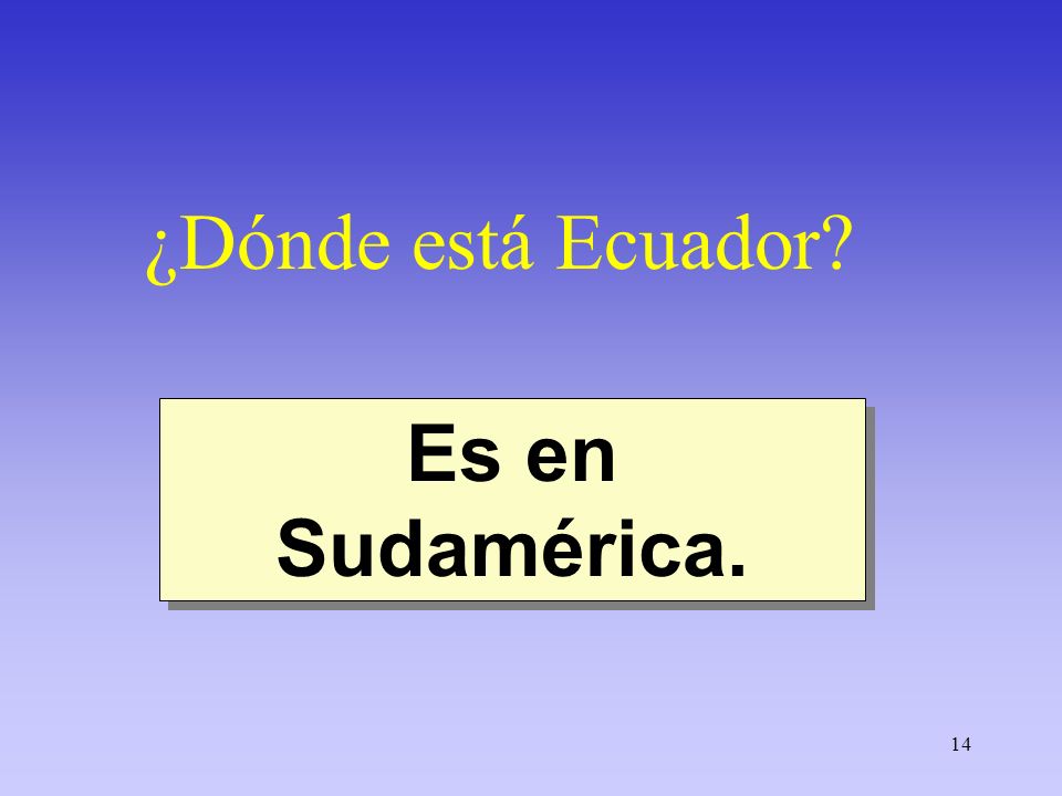 ¿Dónde está Ecuador Es en Sudamérica.