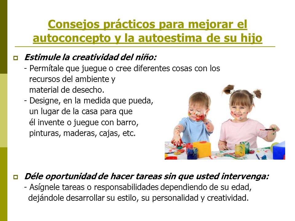 Consejos prácticos para mejorar el autoconcepto y la autoestima de su hijo