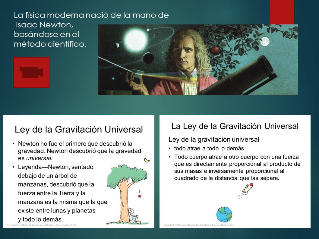 La física moderna nació de la mano de Isaac Newton, basándose en el método científico.