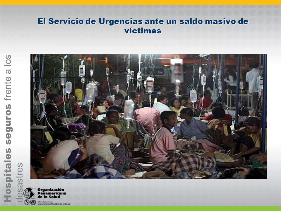El Servicio de Urgencias ante un saldo masivo de víctimas