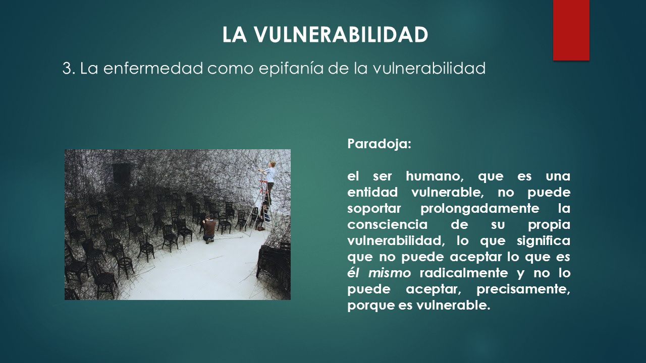 LA VULNERABILIDAD 3. La enfermedad como epifanía de la vulnerabilidad