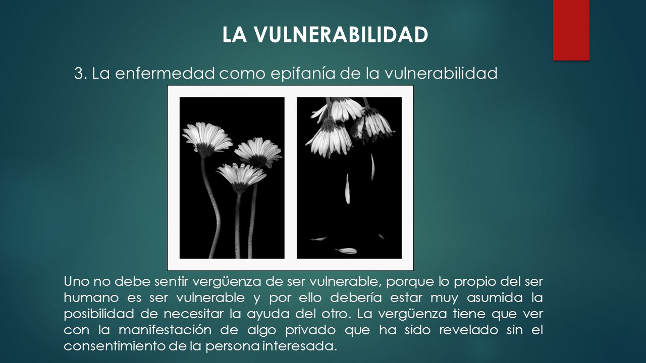 LA VULNERABILIDAD 3. La enfermedad como epifanía de la vulnerabilidad