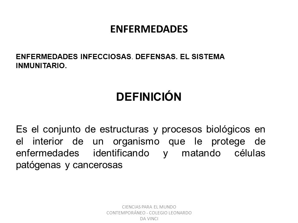 CIENCIAS PARA EL MUNDO CONTEMPORÁNEO - COLEGIO LEONARDO DA VINCI