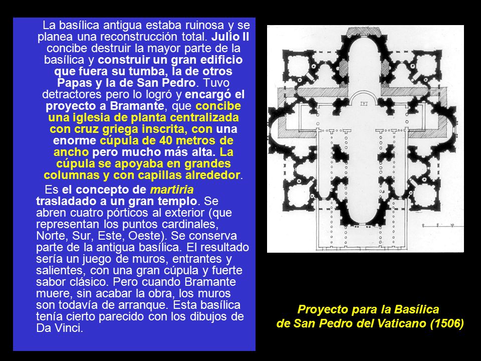 Proyecto para la Basílica de San Pedro del Vaticano (1506)
