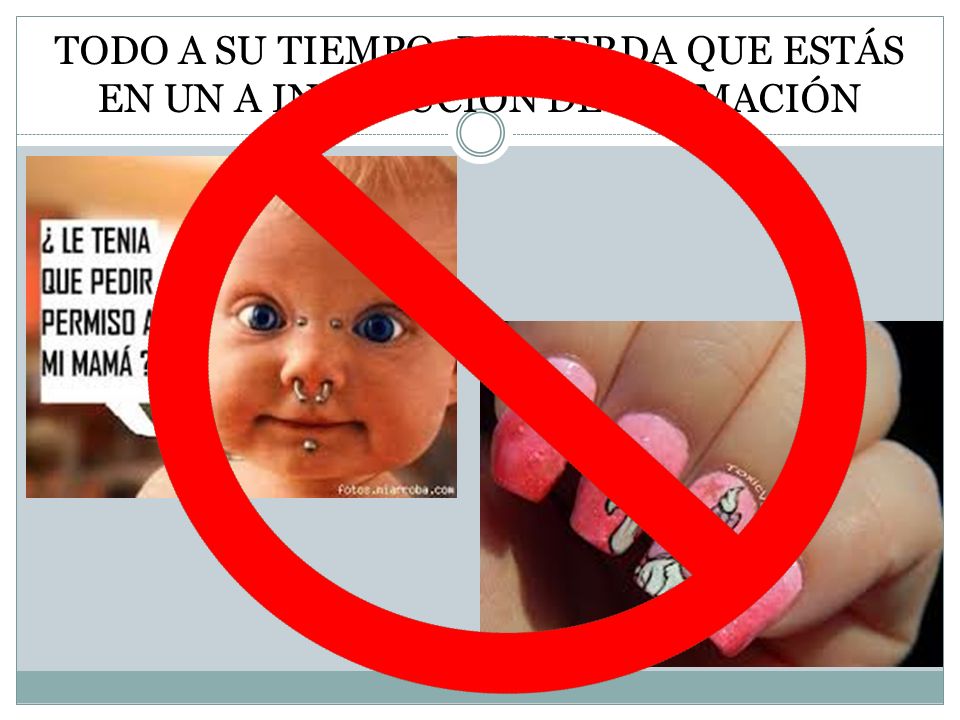 TODO A SU TIEMPO, RECUERDA QUE ESTÁS EN UN A INSTITUCIÓN DE FORMACIÓN