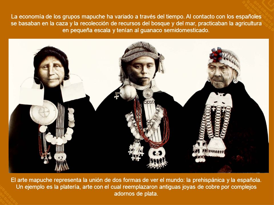 La economía de los grupos mapuche ha variado a través del tiempo
