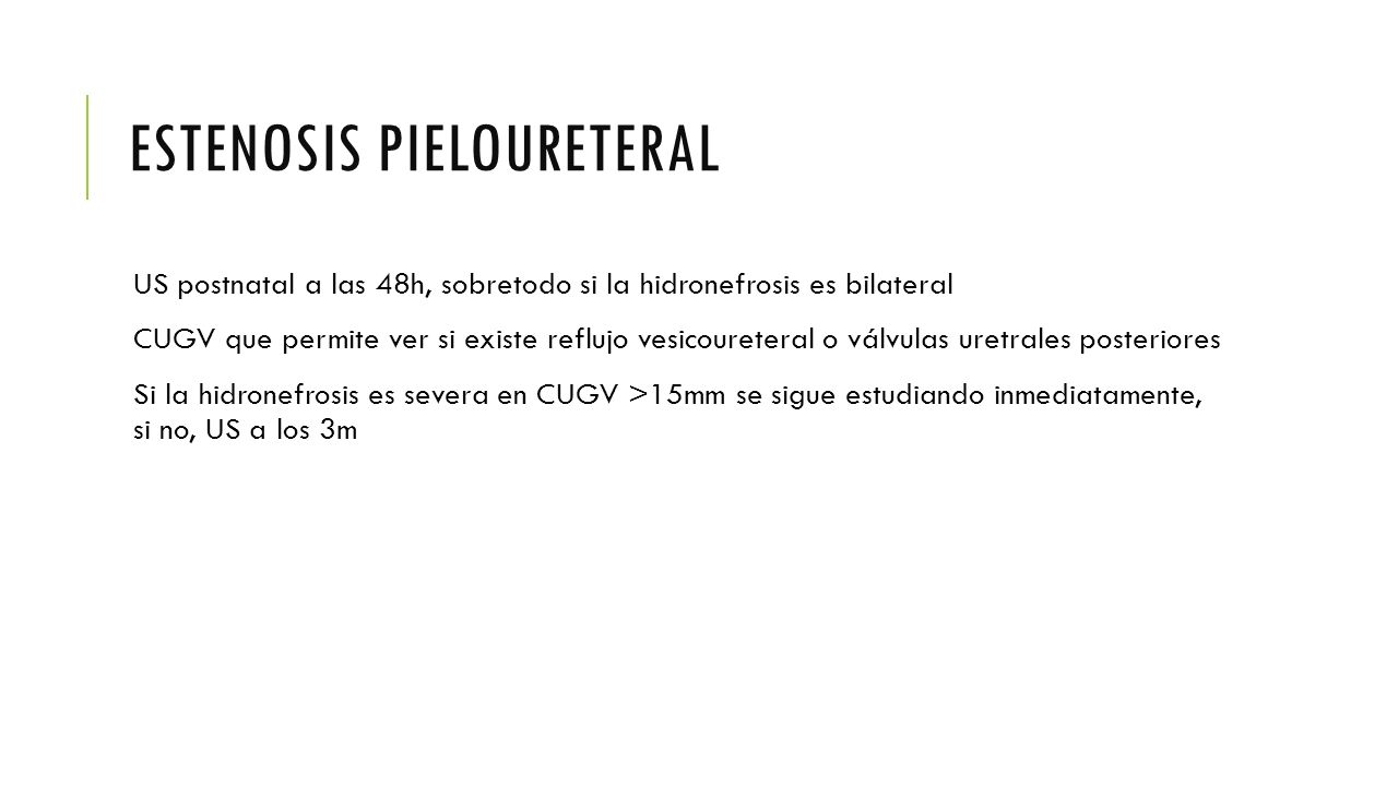 Estenosis Pieloureteral