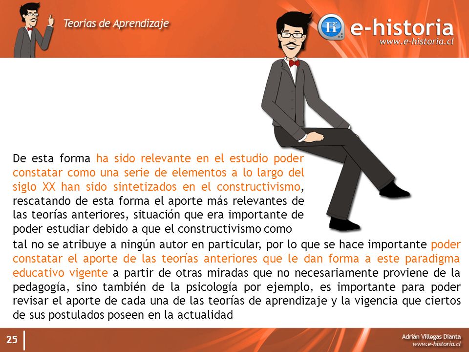 De esta forma ha sido relevante en el estudio poder constatar como una serie de elementos a lo largo del siglo XX han sido sintetizados en el constructivismo, rescatando de esta forma el aporte más relevantes de las teorías anteriores, situación que era importante de poder estudiar debido a que el constructivismo como