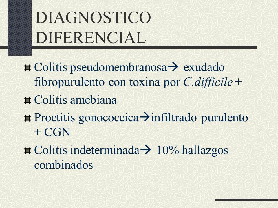 DIAGNOSTICO DIFERENCIAL