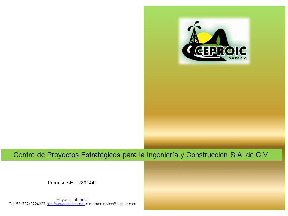 Centro de Proyectos Estratégicos para la Ingeniería y Construcción S.A. de C.V.