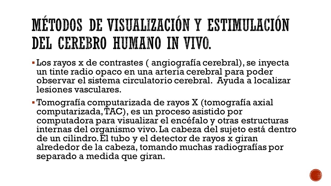 Métodos de visualización y estimulación del cerebro humano IN VIVO.