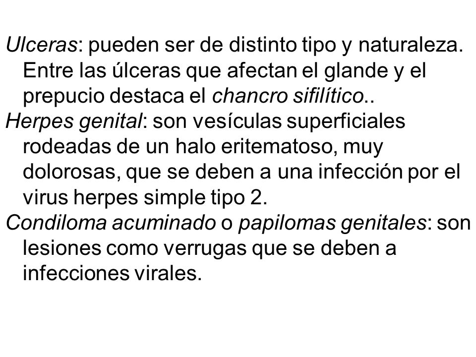 Ulceras: pueden ser de distinto tipo y naturaleza