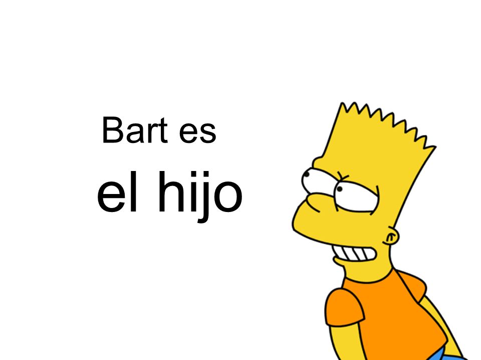 Bart es el hijo
