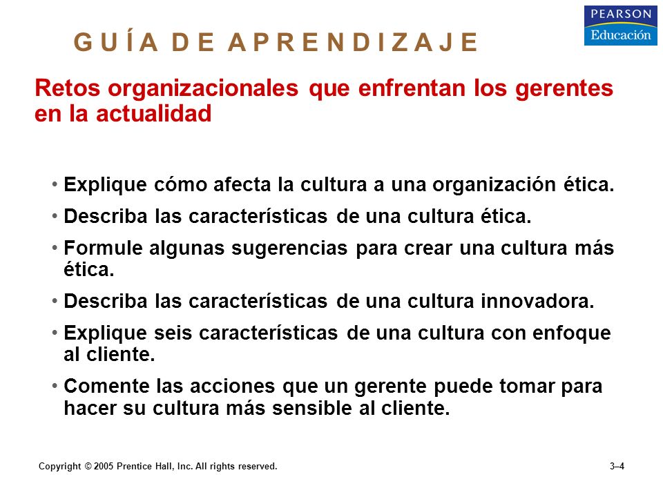 G U Í A D E A P R E N D I Z A J E Retos organizacionales que enfrentan los gerentes en la actualidad.