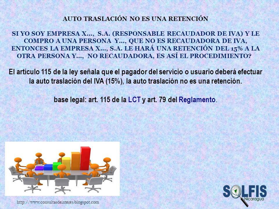 Auto traslación no es una retención Si yo soy Empresa X…, S. A