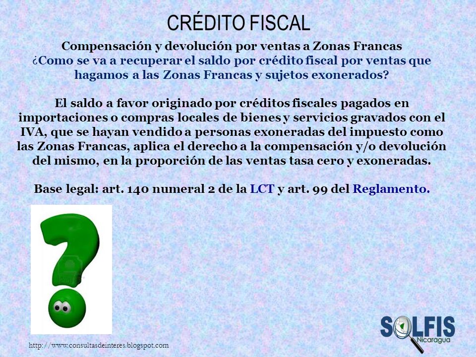 Compensación y devolución por ventas a Zonas Francas