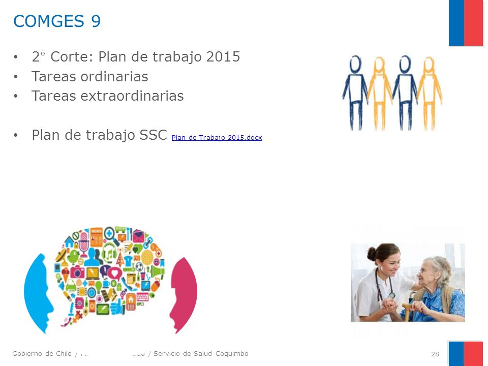 COMGES 9 2° Corte: Plan de trabajo 2015 Tareas ordinarias
