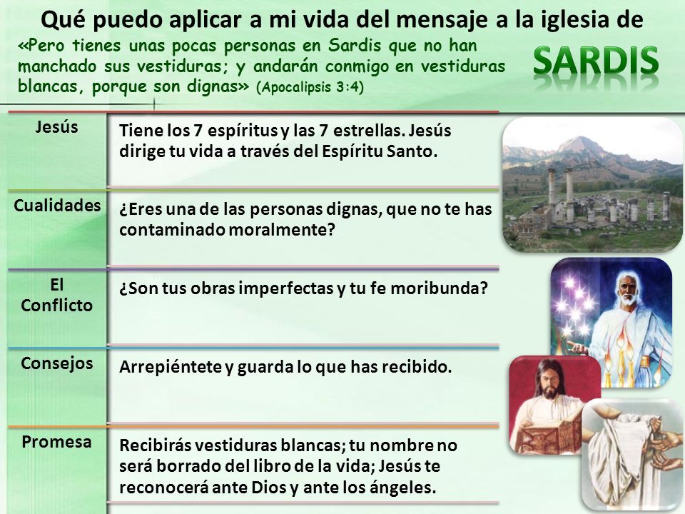 Qué puedo aplicar a mi vida del mensaje a la iglesia de