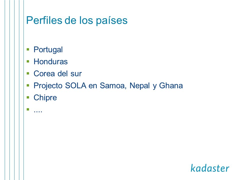 Perfiles de los países Portugal Honduras Corea del sur