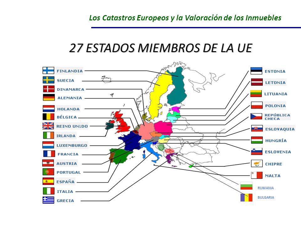 Los Catastros Europeos y la Valoración de los Inmuebles