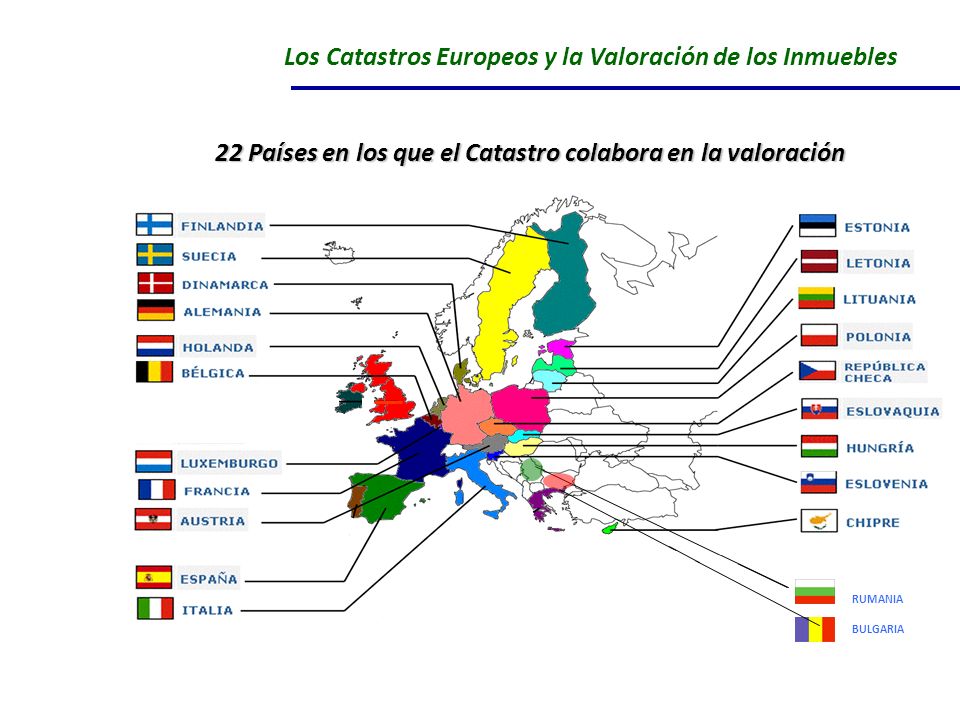Los Catastros Europeos y la Valoración de los Inmuebles