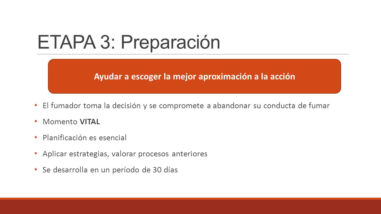 Ayudar a escoger la mejor aproximación a la acción