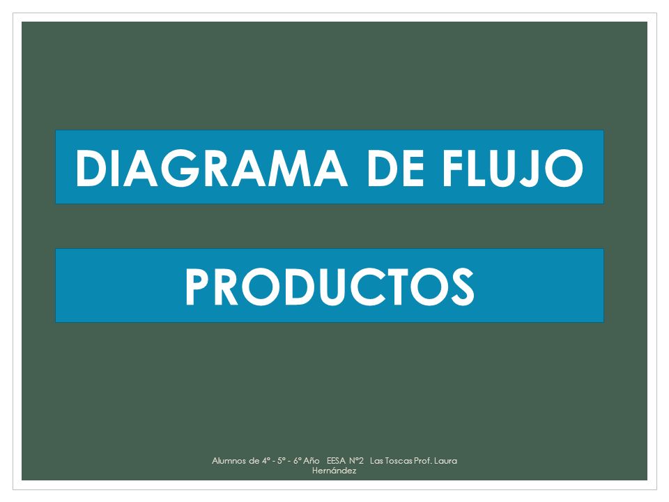 Alumnos de 4° - 5° - 6° Año EESA N°2 Las Toscas Prof. Laura Hernández