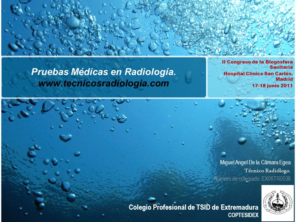 Pruebas Médicas en Radiología.